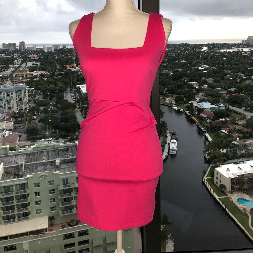 Short pink dress